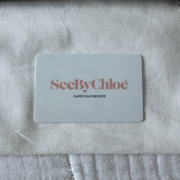 See By Chloé Leather Pouch – Taupe Patchwork – NWT 🤎 - Picture 5 of 7